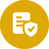 Document with shield icon